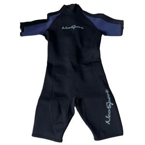 Neosport Mens‎ Wetsuit Size Small / Black Purple.